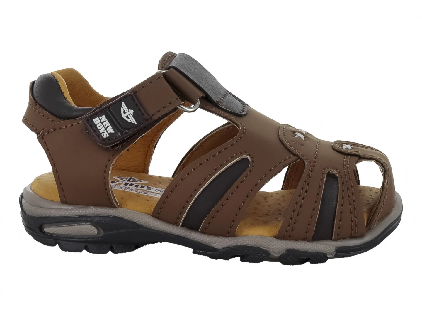 Sandalias  New Boys 1246  Cafe Para Niño